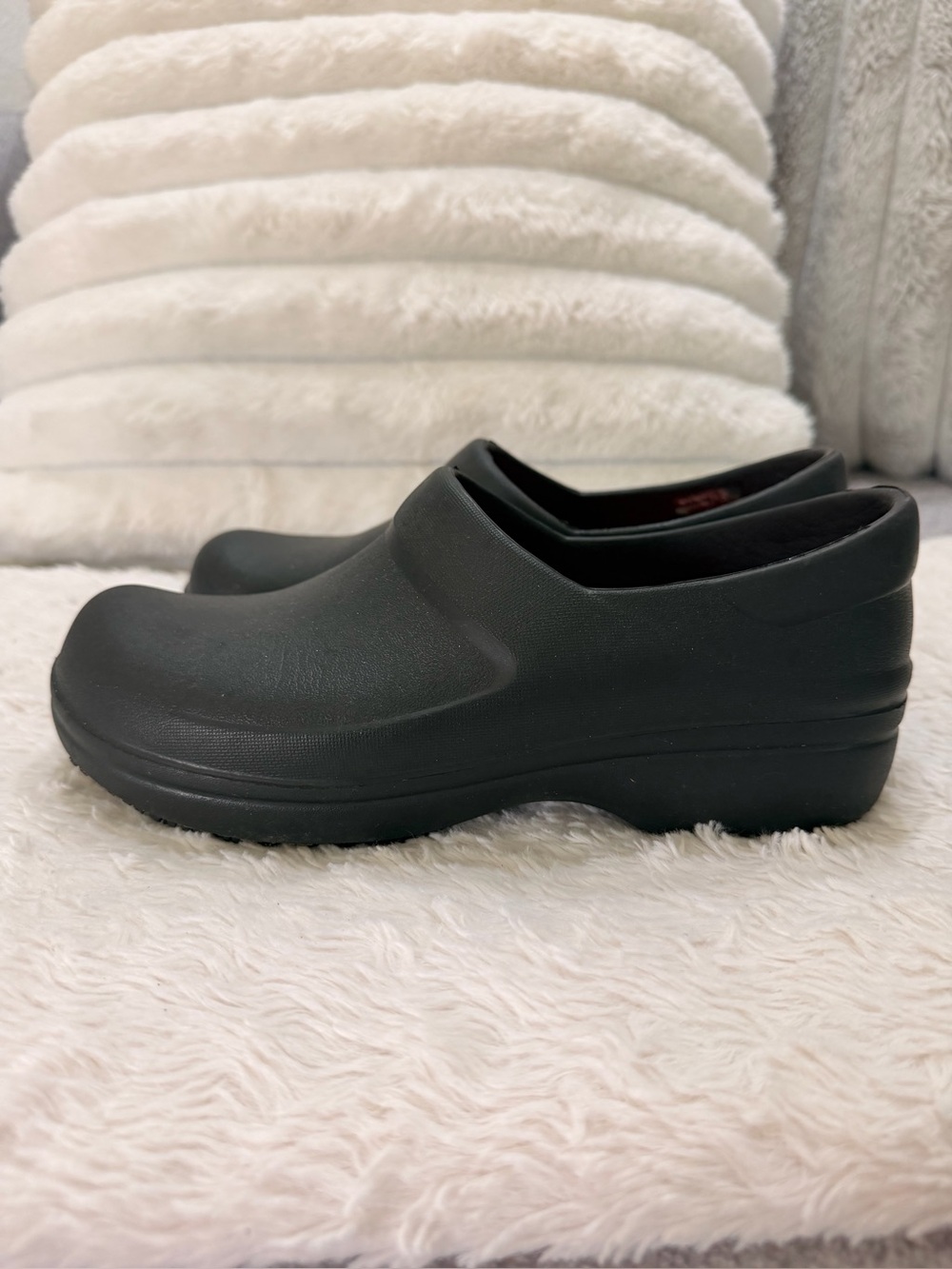 CROCS Black Slip-On Work Clogs